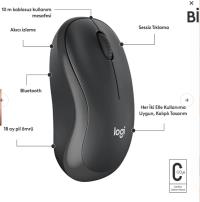LOGITECH M240 910-007119 Siyah Sessiz Kablosuz Bluetooth Mouse